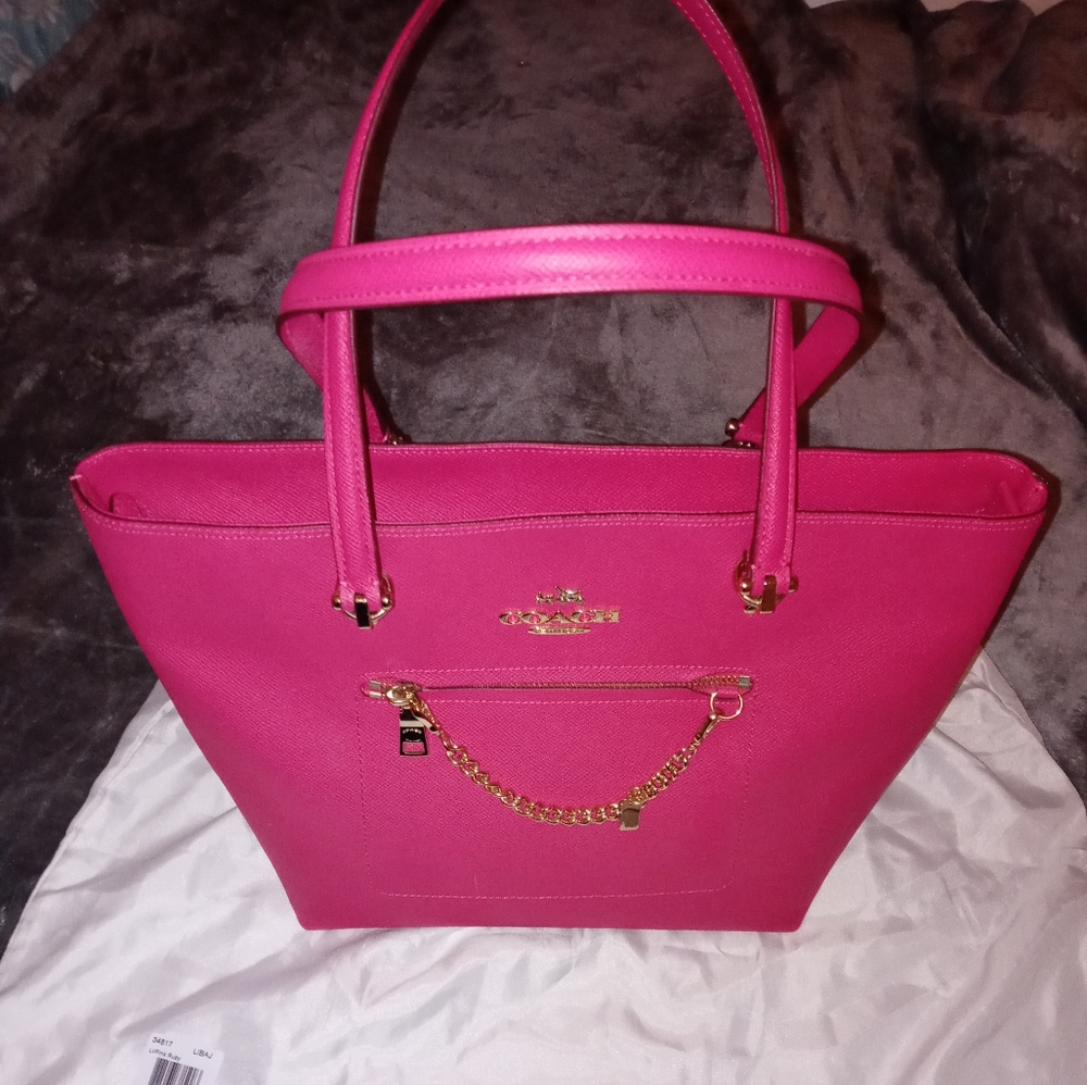 *SOLD* COACH XGRN TOWN CAR TOTE - - Picture 5 of 11